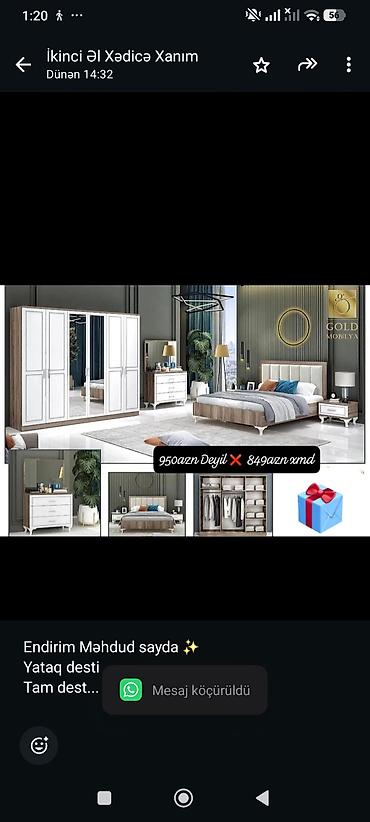 dosek matras satisi: Endirim Məhdud sayda ✨ Yataq desti Tam dest Matras hədiyyə 🎁 — 1