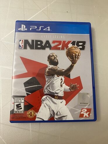 Xbox Series S: PS4 üçün NBA 2K18 (Kyrie Irving cover) Basketbol oyunudu diskdə ciziq
