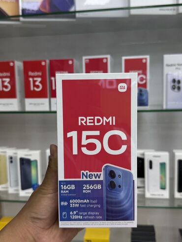 мед академии: Redmi, Redmi 14C, Жаңы, 256 ГБ, түсү - Ток сары, 2 SIM