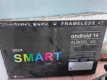ноутбуки майкрософт: Смарт‑телевизор 45" Frameless AU8000 (2024) - Безрамочный экран 45" — 3