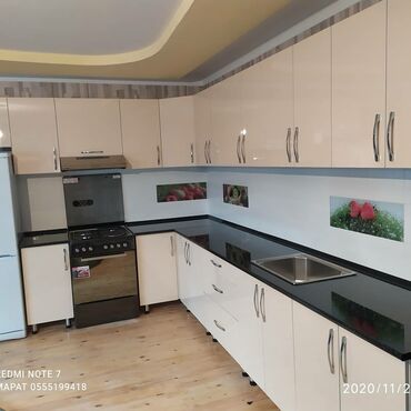 Кухонные гарнитуры: Кухонный гарнитур, Новый, цвет - Белый, МДФ, Бесплатная доставка — 9