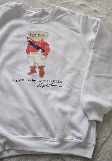 Dukserice: Ralph Lauren, S (EU 36), Sa ilustracijom, Jednobojni — 3