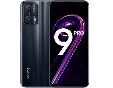 режим 9 с: Realme 9 5G Speed, Б/у, 128 ГБ, цвет - Черный, 1 SIM