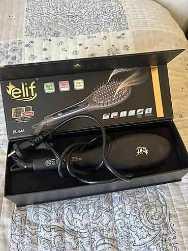 led fener: Elif EL 641 – İonik saç düzləşdirici daraq Xüsusiyyətlər: - Maksimum — 1