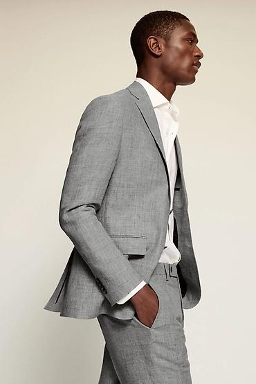 костюм лен: Костюмный пиджак slim fit изо льна Линия Tailored. Slim fit. 100% — 8