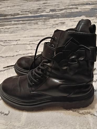 qiz ucun botlar: Zara, Ölçü: 35, rəng - Qara, İşlənmiş — 4