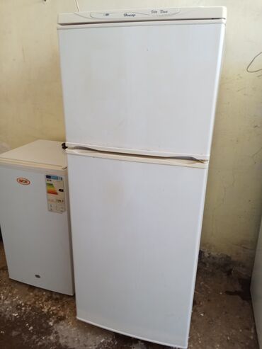 Çəngəllər: 2 qapılı Dnepr Soyuducu Satılır, rəng - Ağ