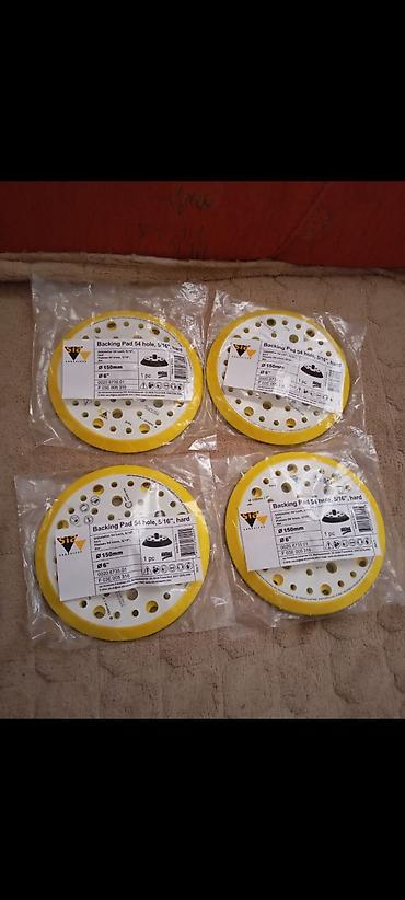 električna testera za meso: Sia Abrasives podloga za brusilicu – Backing Pad 54 rupe, 5/16", tvrda — 3