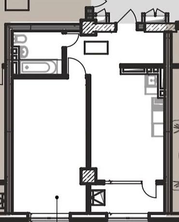 Продажа квартир: 1 комната, 58 м², 5 этаж, ПСО (под самоотделку) — 7