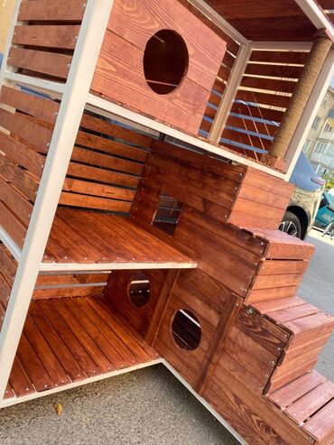 Yuvalar: Pişik evləri sifarişlər həm ev üçün həm heyət üçün ölçüsünə və — 3