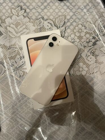 iphone 12 irsad: IPhone 12, 128 GB, Ağ, Face ID