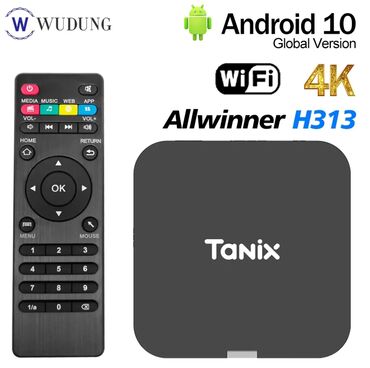 Другие игры и приставки: Тв бокс TANIX TX1 Память 2/16 ГБ Smart Android 10. TV Box Amlogic