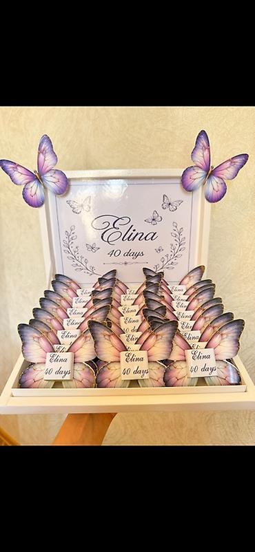 karton aliram: ✅Sifarişlə hazırlanır✅ Fərdi dekorativ set – “Elina 40 days” — 1