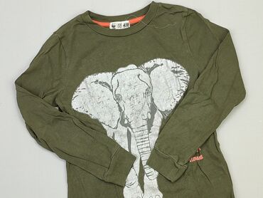 krótkie bluzki do pępka: Bluzka, H&M, 9 lat, 128-134 cm, stan - Dobry