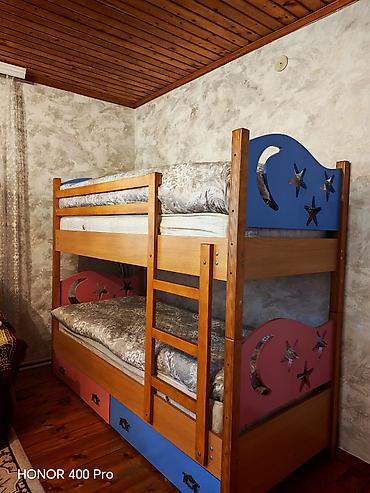 Mebel: Oğlan və qız üçün, İşlənmiş, Çarpayı, Matras ilə, Siyirməli, Taxta — 6