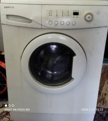 продам стиральную машину бу: Стиральная машина Samsung, Б/у, Автомат, До 6 кг