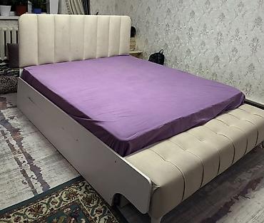 соги цена: Двуспальная кровать с мягким изголовьем Характеристики: - Размер — 1
