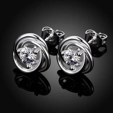 bvlgari mindjuse cena: Screwback earrings, Material: Silver