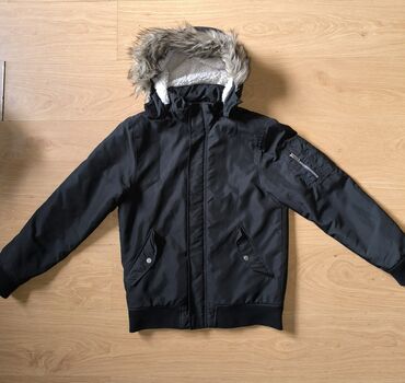 muske beretke: H&M, Puffer jacket, 164-170