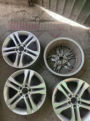 michelin шины цена: Литые Диски R 18 AMG, Комплект, отверстий - 5, Б/у — 2