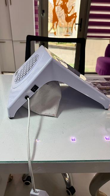 mini evler: Max brendi manikür üçün toz toplayıcı aspirator - Masaüstü model, ağ — 2