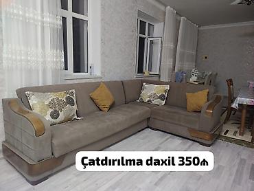 Divan satılır – fabrik istehsalı. - Künc divan modeli, yumşaq və