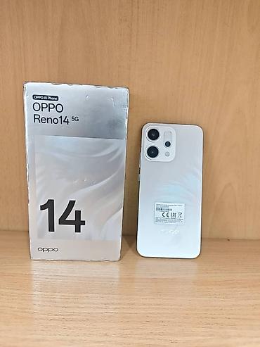 switch oled: Oppo Reno 14, Б/у, 512 ГБ, цвет - Белый, 2 SIM — 2