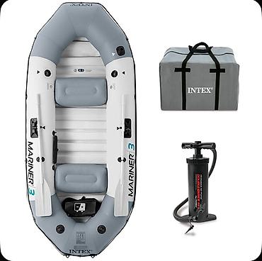 водный мото: Надувная лодка Intex Mariner 3 Set 68373 Купить в Бишкеке — ПВХ лодка — 3