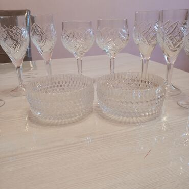 Qədəhlər: Qədəhlər, Xrustal, 8 ədədli dəst, Rusiya — 12