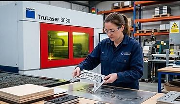 Лазерная резка металла на станке TRUMPF TruLaser 3030 - Высокоточная at lalafo.kg Лазерная резка металла на станке TRUMPF TruLaser 3030 - Высокоточная