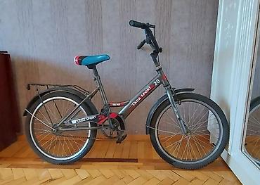 velosiped 20 lük: İşlənmiş velosiped satılır. Təkərləri boşalıb. Dəmirinin bəzi — 1