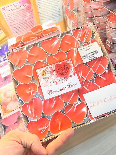 Свечи: В продаже свечи романтические Есть в форме сердца, есть просто — 2