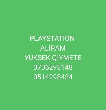 anycast qiymeti: PlayStation 3-4-5konsollorunu yuksek
qiymete aliram