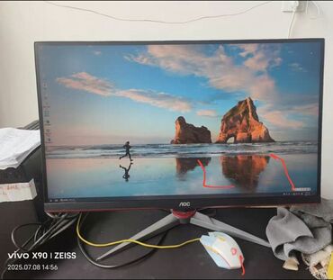 24b2w1 aoc: Монитор, AOC, Б/у, 26" - 27"