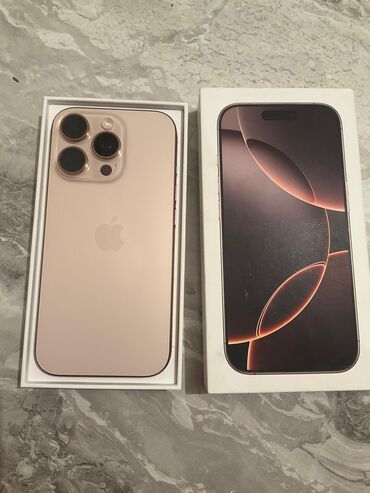 Apple iPhone: IPhone 16 Pro, 256 GB, Desert Titanium, Face ID — 10