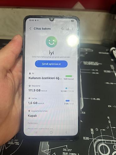 islənmis termo: Samsung Galaxy A05, 128 GB, rəng - Göy, Sensor — 1