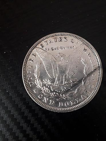 ABŞ Morgan Silver Dollar sikkəsi – 1888 replika haliyle 5 azn •