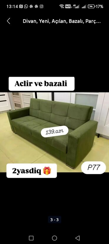 2.el divan yatak: Divan, Yeni, Açılan, Bazalı, Parça, Rayonlara çatdırılma