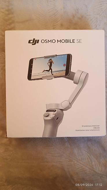 DJI Osmo Mobile SE. YouTube layihəsi üçün alınıb lakin layihə baş