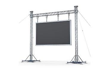 Алюминиевые ферменные конструкции для сцены и подвеса экрана -