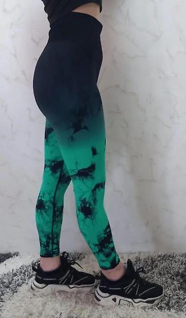 Helanke, biciklistički šortsevi: Ženske sportske helanke visokog struka - Model: duge helanke sa — 6