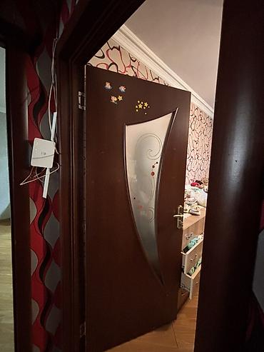 mdf panel: Mebelli otaq qapıları – dekorativ şüşə panelli - Material: ağac — 5
