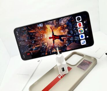 Redmi: Redmi, Redmi Note 13, Б/у, 256 ГБ, цвет - Черный, 2 SIM, 1 SIM, eSIM — 1