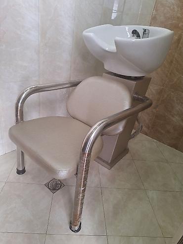 Salon, tibbi mebel: Salon üçün saç yuma stansiyası - Keramika yuma kasası: dərin, baş — 4