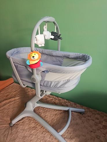relax mebel: Oğlan və qız üçün, İşlənmiş, Dördbucaq, Beşik, Dəstsiz, Matras ilə, Yellənmə mexanizmi ilə — 2
