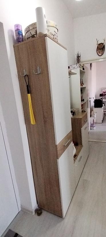 ikea ormari za sobu: Predsoblje sa ogledalom,v185 š145 d35cm, ima više odeljaka za obuću — 5