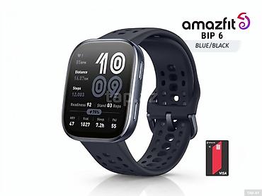 amazfit helio strap купить: Amazfit Bip 6 (Blue/Black) — умные часы для спорта и повседневной — 2