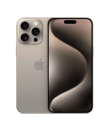 телефоны айфон 15: IPhone 15 Pro Max, Б/у, 256 ГБ, Natural Titanium, Коробка, Кабель, Чехол, 96 %