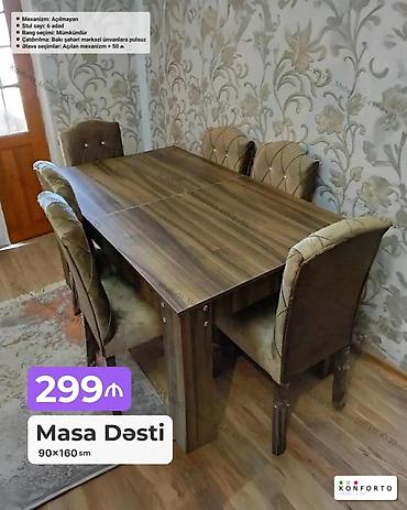 Məhsul: Masa Dəsti Ölçü: 90×160 sm Mekanizm: Açılmayan (əlavə lalafo.az -da Məhsul: Masa Dəsti Ölçü: 90×160 sm Mekanizm: Açılmayan (əlavə