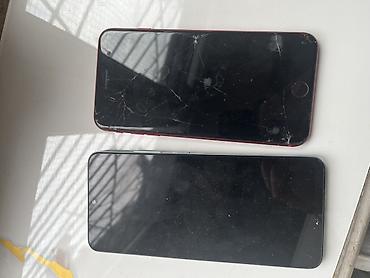 iphone 5se: Два смартфона: 1) Apple iPhone (красный, серия с Touch ID и двойной — 2